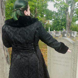 Warm Gothic Winter Coat Plus sized 3X